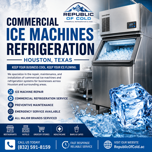 Commercial Ice Machines Refrigeration – Houston, Texas